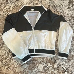 Black/White Windbreaker